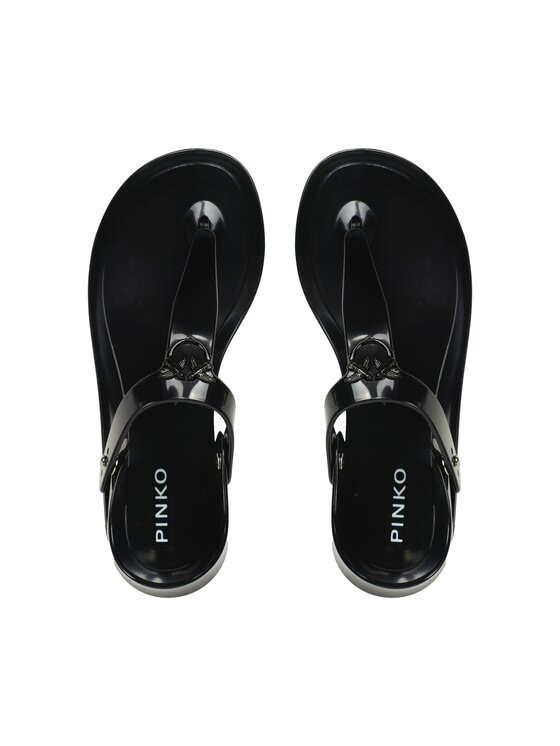 PINKO PINKO Basutės Emmanuel Sandal 20231 BLKS1 102563 A0V5 Juoda