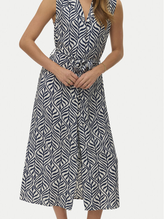 Vero Moda Vero Moda Φόρεμα πουκάμισο Josie 10341594 Σκούρο μπλε Regular Fit