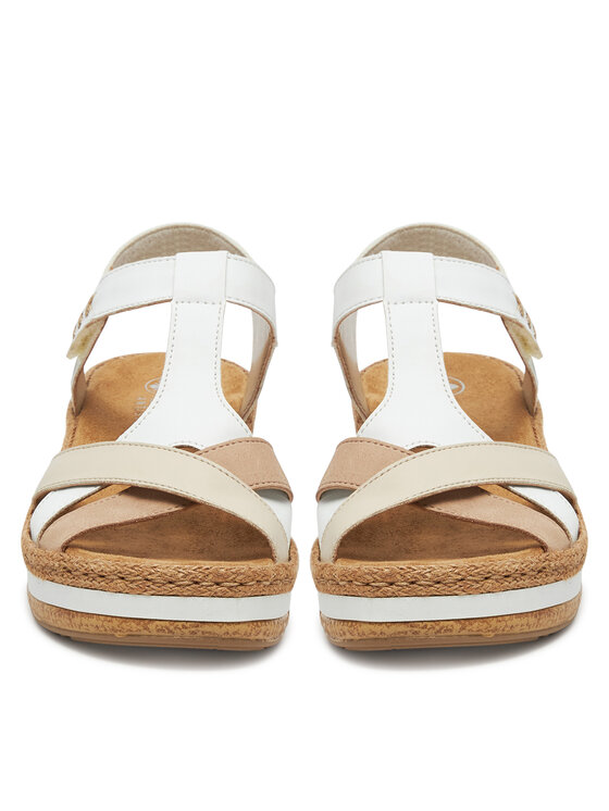 Rieker Rieker Sandalen V0919-80 Weiß