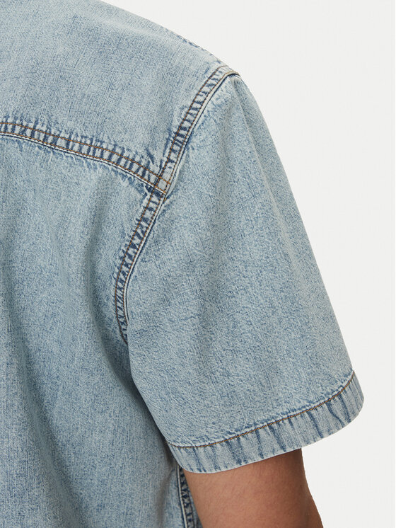 Guess Jeans Guess Jeans Τζιν πουκάμισο M5GH09 D5NY1 Μπλε Regular Fit