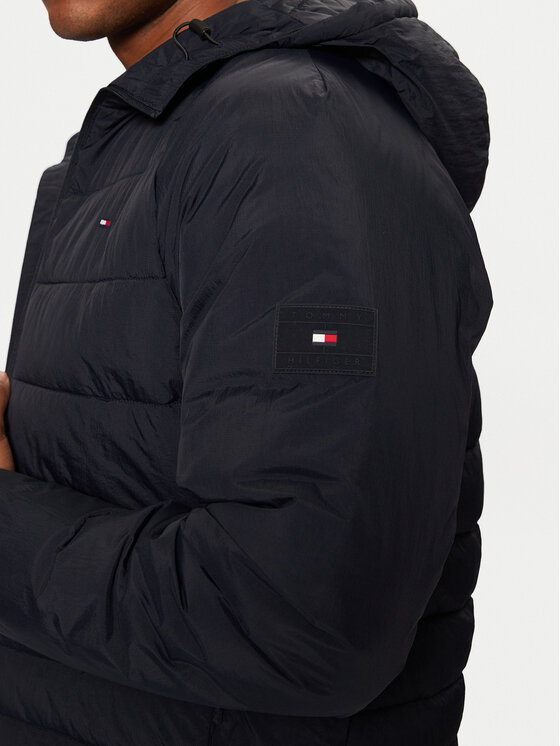 Tommy Hilfiger Tommy Hilfiger Zimní bunda MW0MW37641 Tmavomodrá Regular Fit