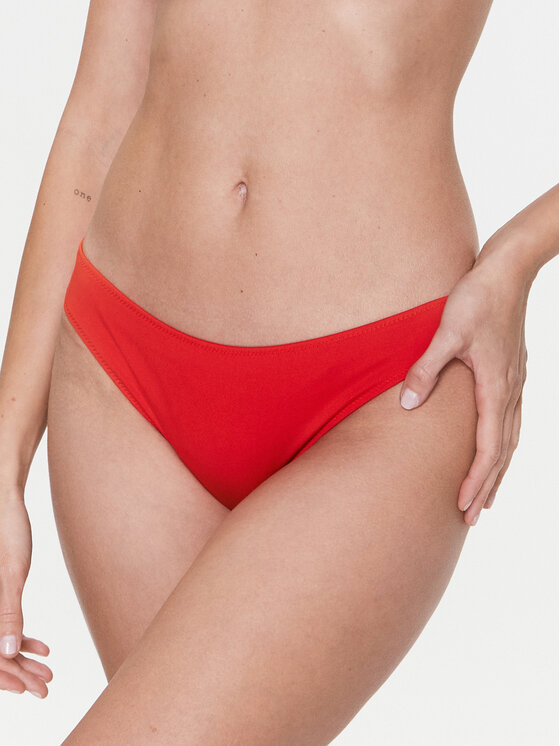 Calvin Klein Swimwear Bikini apakšdaļa KW0KW01987 Sarkans