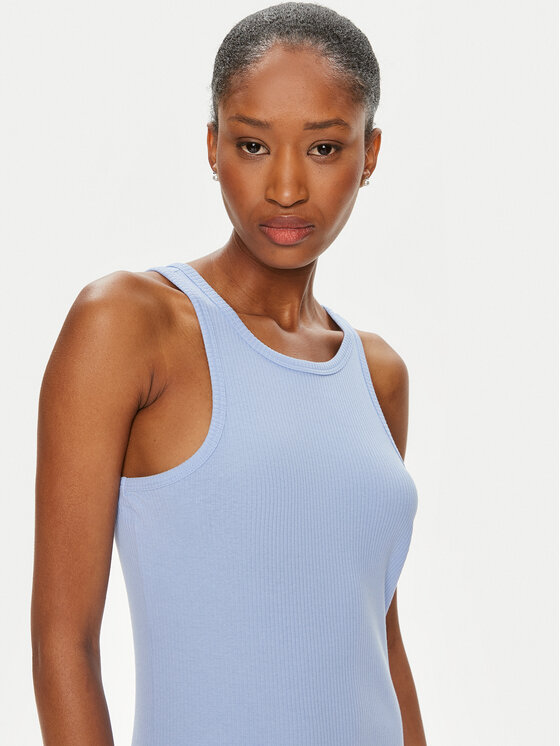 Pieces Pieces Vsakodnevna obleka Ruka 17136447 Modra Slim Fit