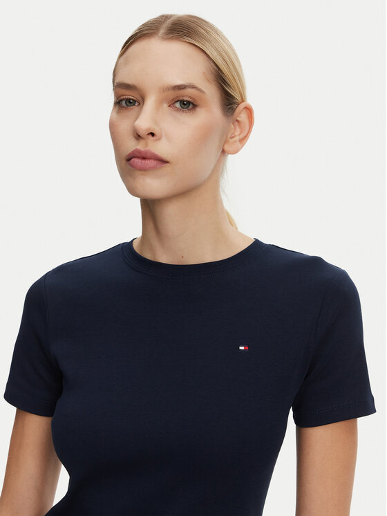Tommy Hilfiger Tommy Hilfiger T-särk New Cody WW0WW40587 Tumesinine Regular Fit
