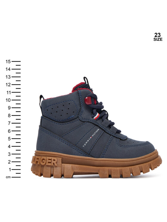 Tommy Hilfiger Tommy Hilfiger Šnurovacia obuv T1X5-34127-1696800 Tmavomodrá