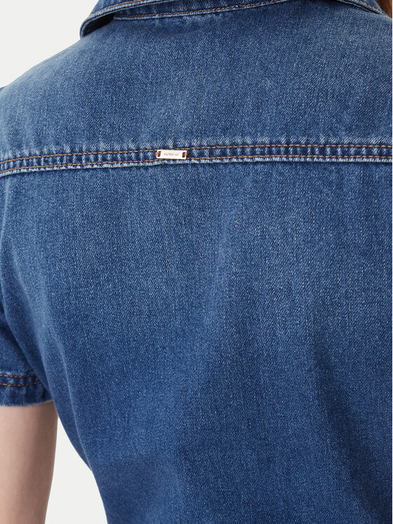 Morgan Morgan Jeanskleid 241-ROGLA Blau Regular Fit