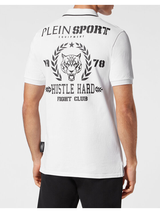 Plein Sport Plein Sport Polo 13031 Biały Slim Fit