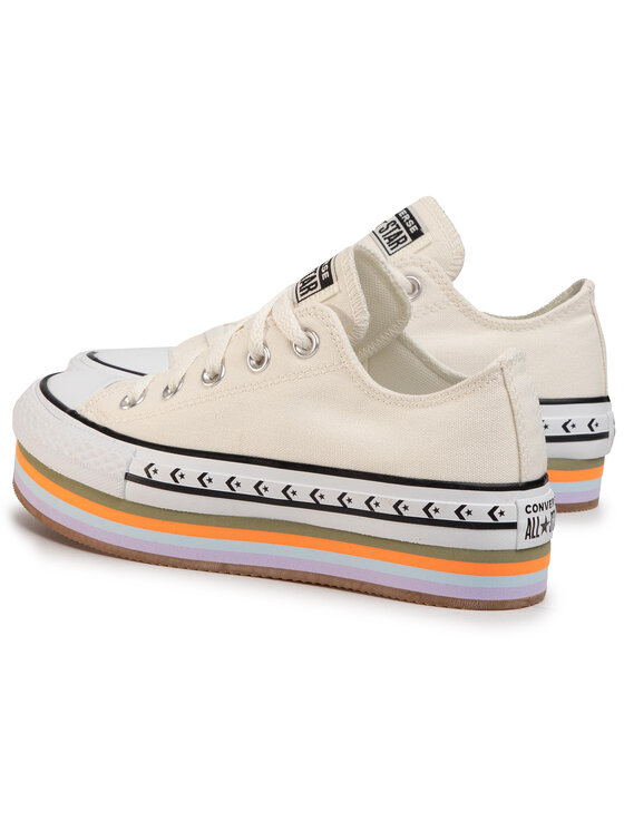 Converse Converse Кеди Ctas Platform Layer Ox 567847C Бежевий