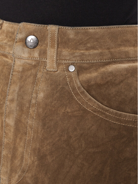 adidas adidas Макси пола Adibreak JY2397 Кафяв Regular Fit