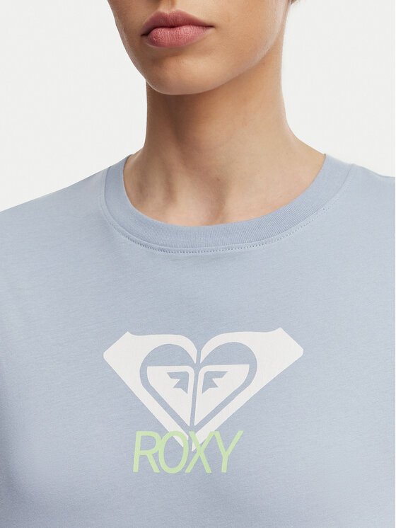 Roxy Roxy T-Shirt Ocean Road Art ERJZT06015 Γαλάζιο Regular Fit