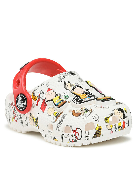 Crocs Crocs Natikači Crocs Peanuts Classic Clog T 208631 Bela