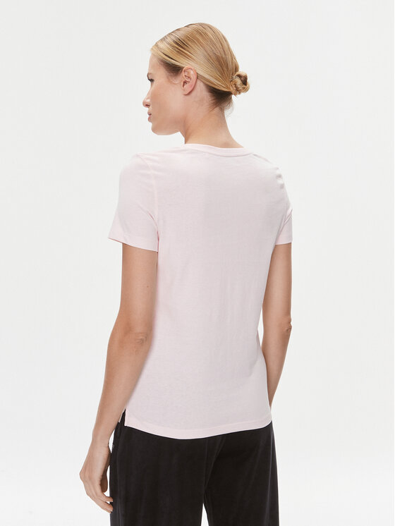 Guess Guess Tričko W1YI1B I3Z14 Ružová Slim Fit