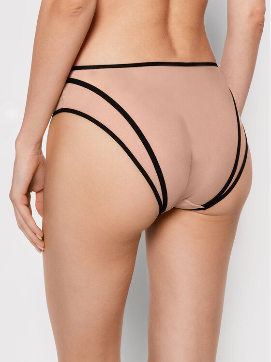 Undress Code Undress Code Klasikinės kelnaitės aukštu juosmeniu Something Classy 384 Smėlio
