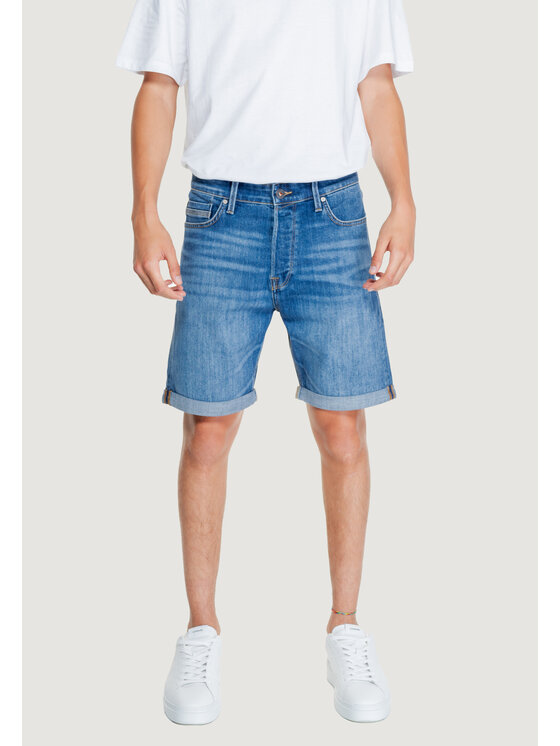 Jack&Jones Jack&Jones Σορτς παραλίας JJICHRIS JJWOOD SHORTS GE 415 SN Μπλε Short Fit
