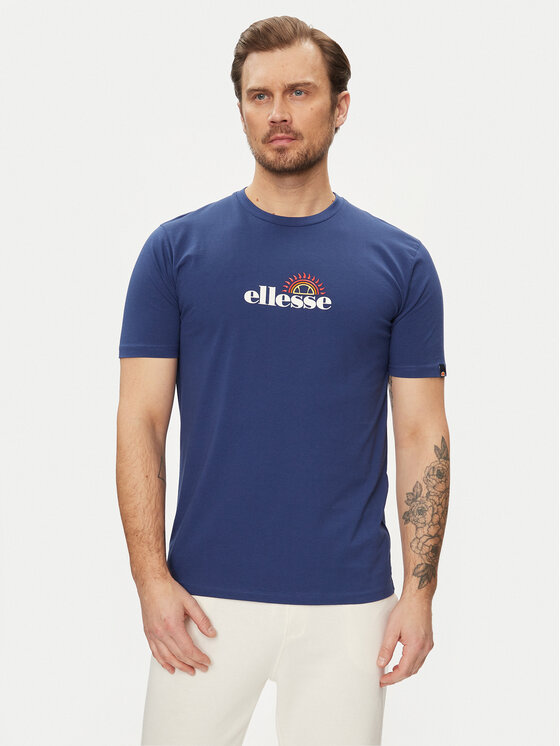 Ellesse T-krekls Trea SHV20126 Tumši zils Regular Fit