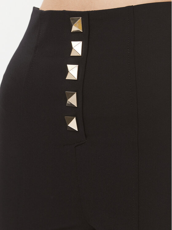 Babylon Babylon Spodnie materiałowe T_S00532 Czarny Slim Fit