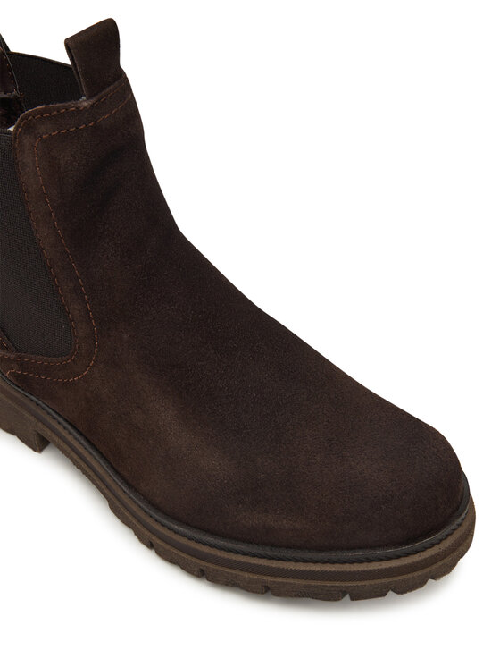 Tamaris Tamaris Kotníková obuv s elastickým prvkem 1-25407-45 Hnědá