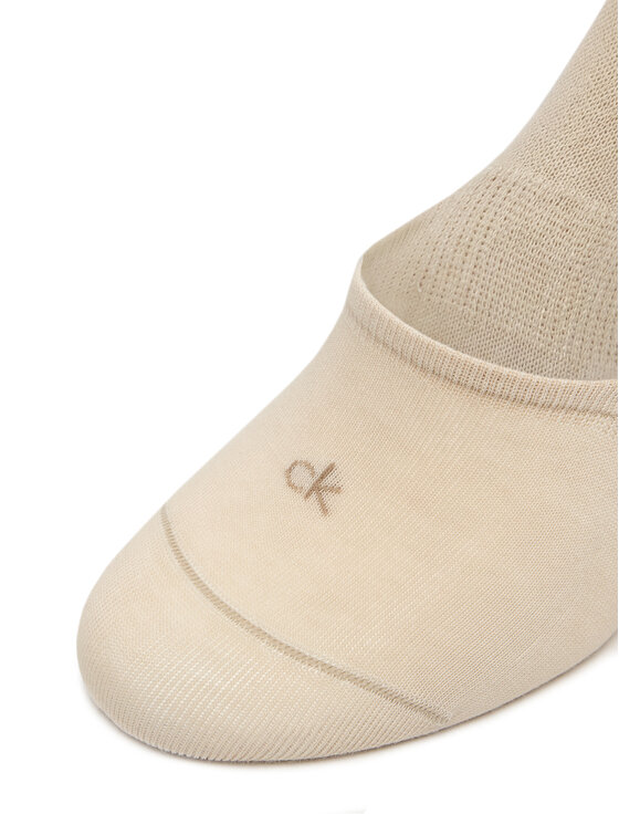 Calvin Klein Calvin Klein Kotníkové ponožky 701234370 Béžová