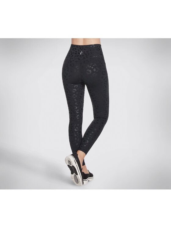 Skechers Skechers Legginsy W3LG162-BLK Czarny Regular Fit