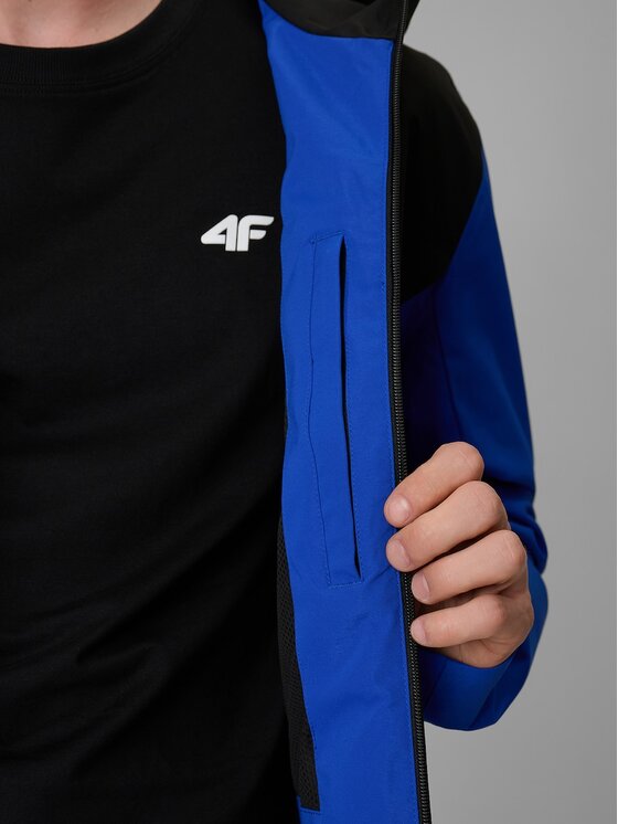 4F 4F Giacca di transizione 4FWSS26TTJAM1121-33S Blu Regular Fit
