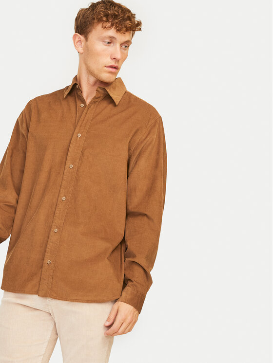 Jack&Jones Jack&Jones Košulja Cregent 12260725 Smeđa Comfort Fit