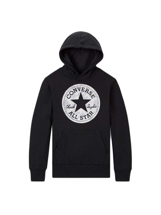 Converse Converse Bluza Chuck Patch Czarny Regular Fit