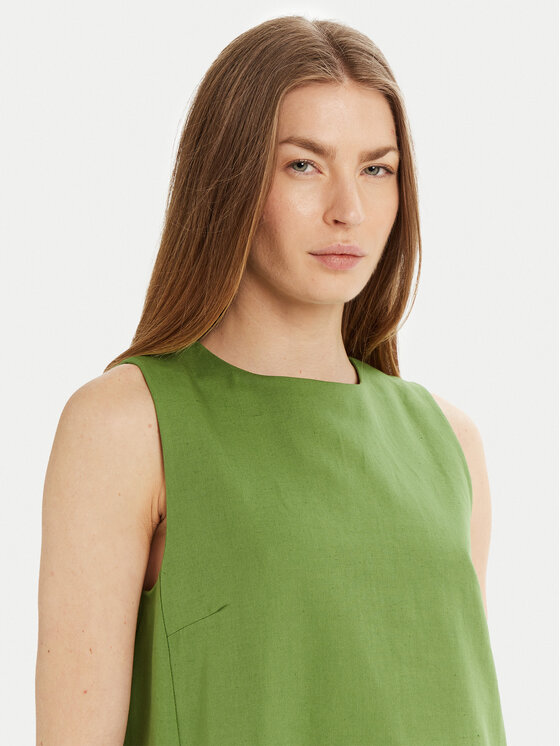 Weekend Max Mara Weekend Max Mara Vsakodnevna obleka Racer 2515221102 Zelena Regular Fit