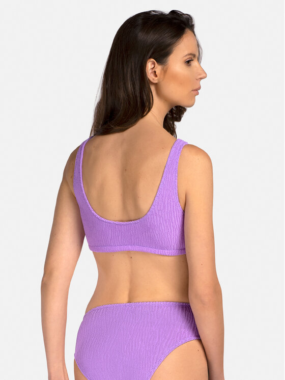 Miss Lou Miss Lou Bikini pezzo sopra G-SP1-FL Viola