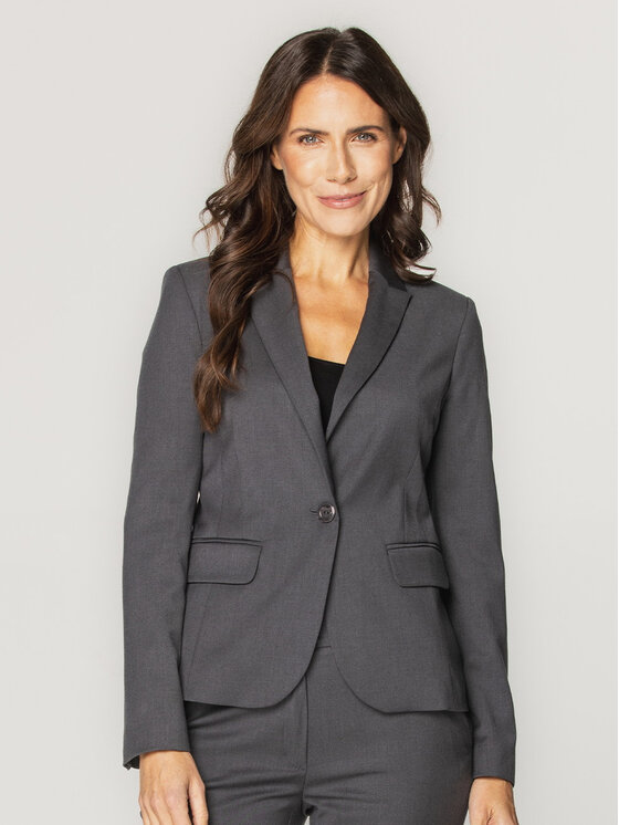 Willsoor Willsoor Marynarka 67629 Szary Close Fit