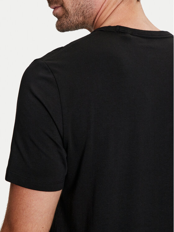 Guess Guess T-krekls M4YI30 J1314 Melns Slim Fit