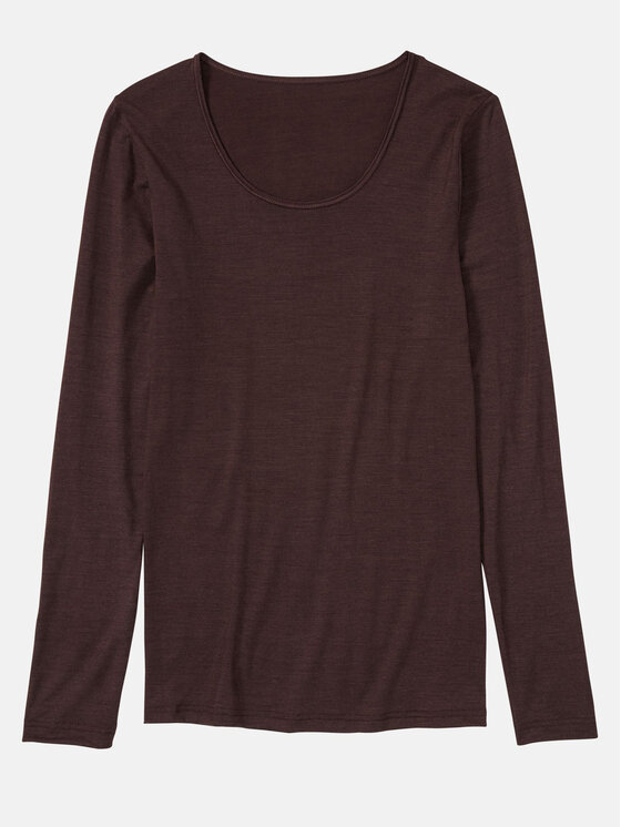 Sylvia Speidel Sylvia Speidel Tričko 50349 Hnedá Slim Fit