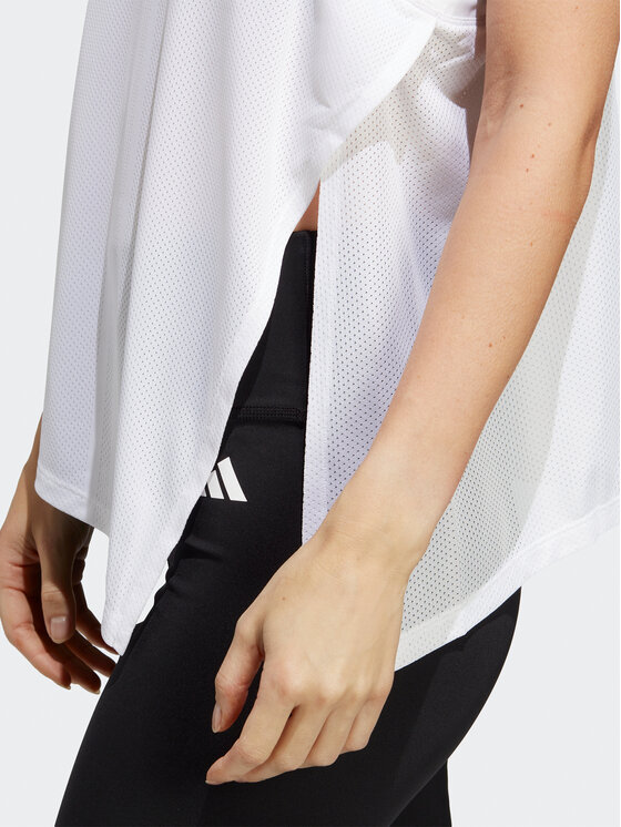 adidas adidas Maglietta tecnica HIIT AEROREADY Quickburn Training HY5396 Bianco Loose Fit