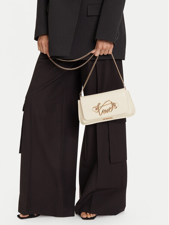 LOVE MOSCHINO LOVE MOSCHINO Ročna torba JC4266PP0MKG0110 Kremna