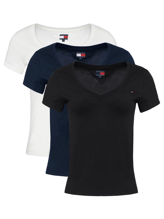 Tommy Jeans Tommy Jeans Σετ t-shirts DW0DW23160 Έγχρωμο Slim Fit
