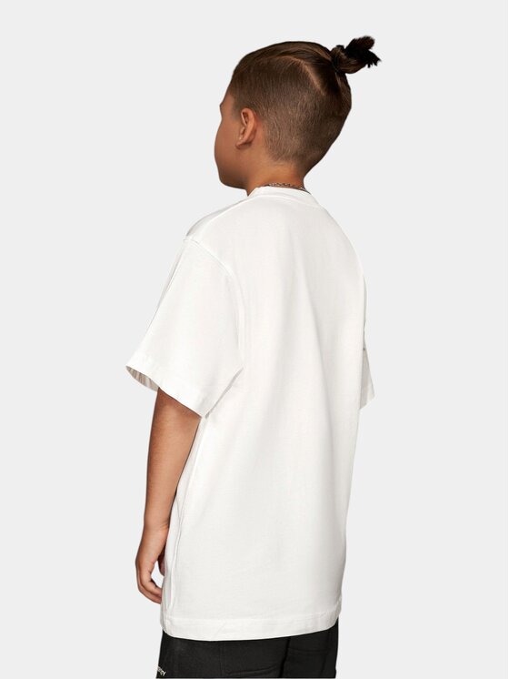 Nobrand Nobrand T-Shirt Tricou “Gang Characters” - T36526 Biały Basic Fit