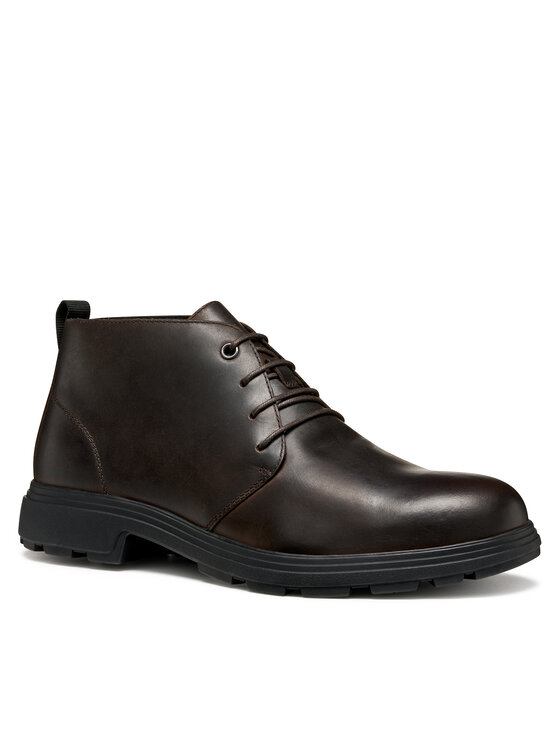 Geox Geox Schnürschuhe U Meiern U56LZB 000FF C6009 Braun