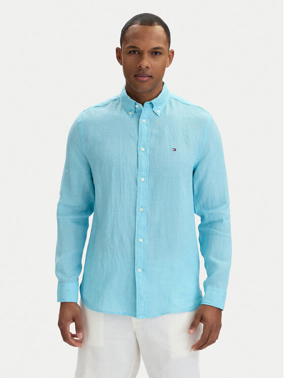 Tommy Hilfiger Tommy Hilfiger Hemd MW0MW41530 Blau Regular Fit