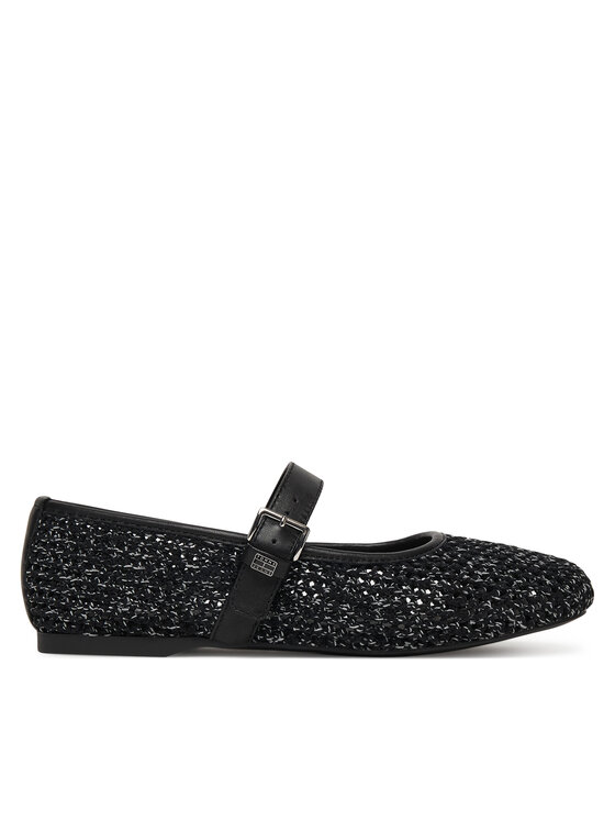 Tommy Jeans Balerini Tjw Knitted Ballerina EN0EN03030 Negru