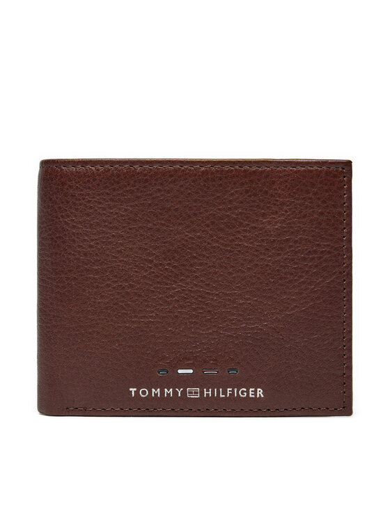 Tommy Hilfiger Tommy Hilfiger Maks Th Premium Mini Cc Wallet AM0AM12781 Brūns