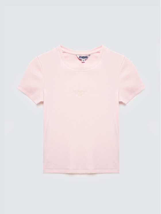 BIG STAR BIG STAR T-Shirt CLARSA Różowy Slim Fit