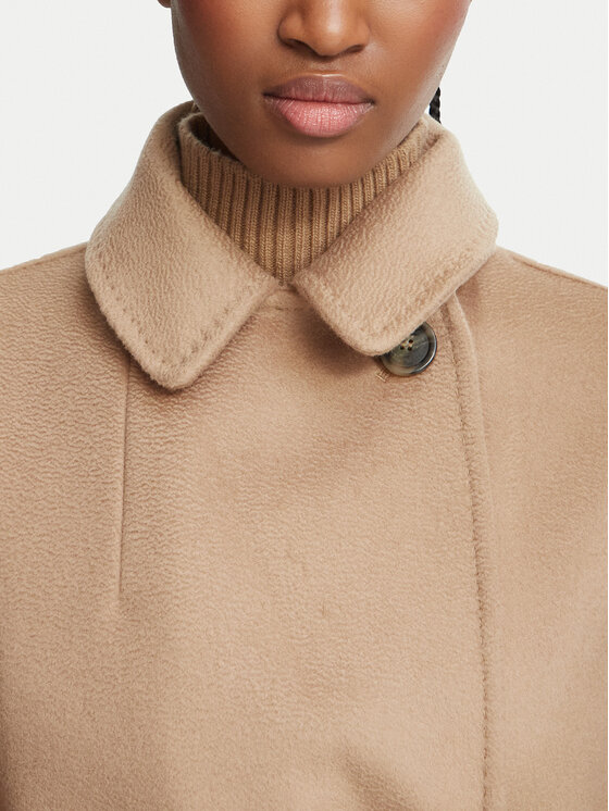 Weekend Max Mara Weekend Max Mara Wollmantel Resina 2625016102 Hellbraun Regular Fit