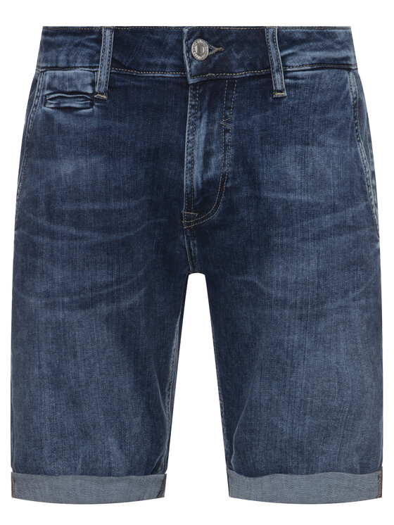 Guess Guess Džínsové šortky Vicente M02D04 D3ZL1 Tmavomodrá Regular Fit