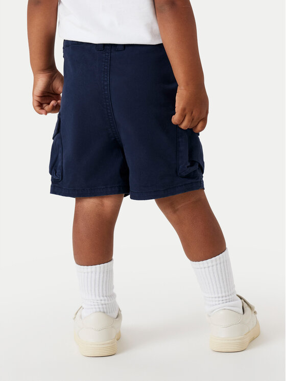 NAME IT NAME IT Szövet rövidnadrág Ben 13225803 Sötétkék Baggy Fit