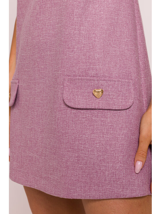 Made of Emotion Made of Emotion Sukienka letnia M855 Różowy Premium Fit