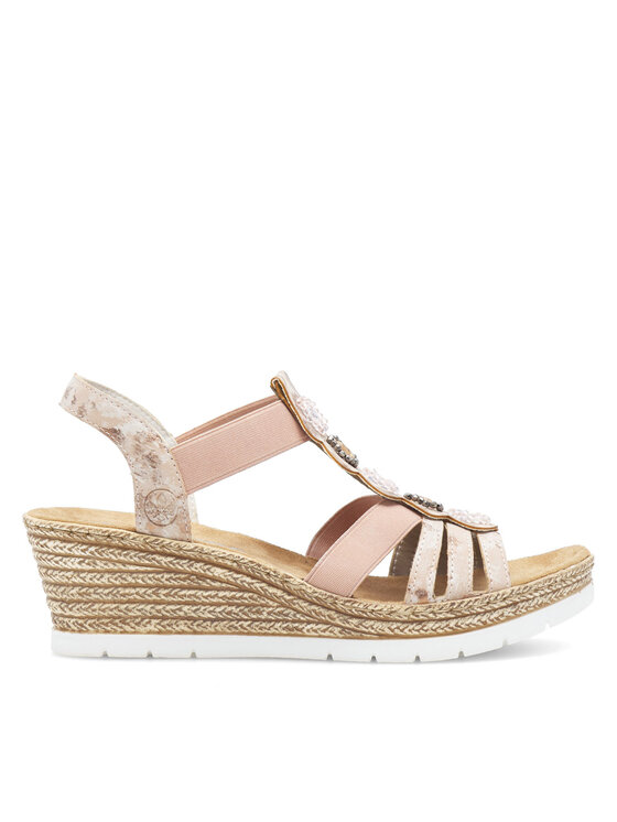 Rieker Rieker Sandalen 619B2-31 Rosa