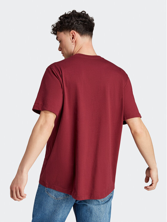 adidas adidas T-särk ALL SZN IL9022 Punane Loose Fit