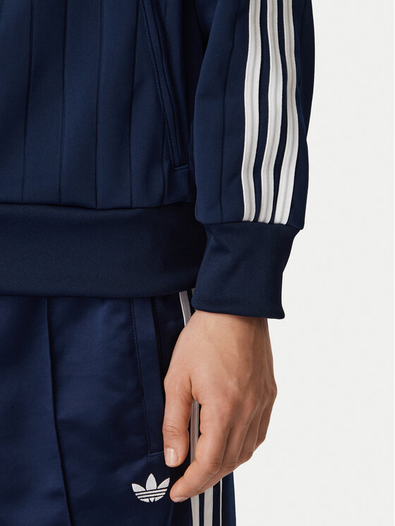 adidas adidas Sweatshirt Pinstripe Firebrid Loose Tracktop KS9983 Dunkelblau Regular Fit