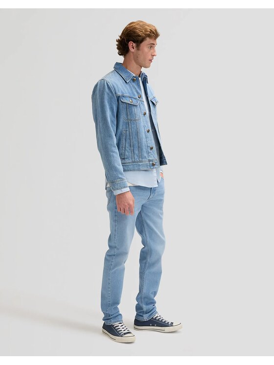 Lee Lee Jeansy RIDER Niebieski Slim Fit