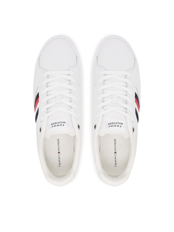 Tommy Hilfiger Tommy Hilfiger Sneakersy Icon Court Stripes FM0FM05628 Biały