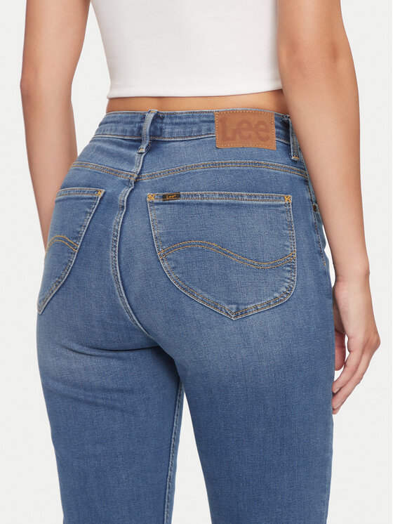 Lee Lee Jeans hlače Breese 112107297 Modra Bootcut Fit